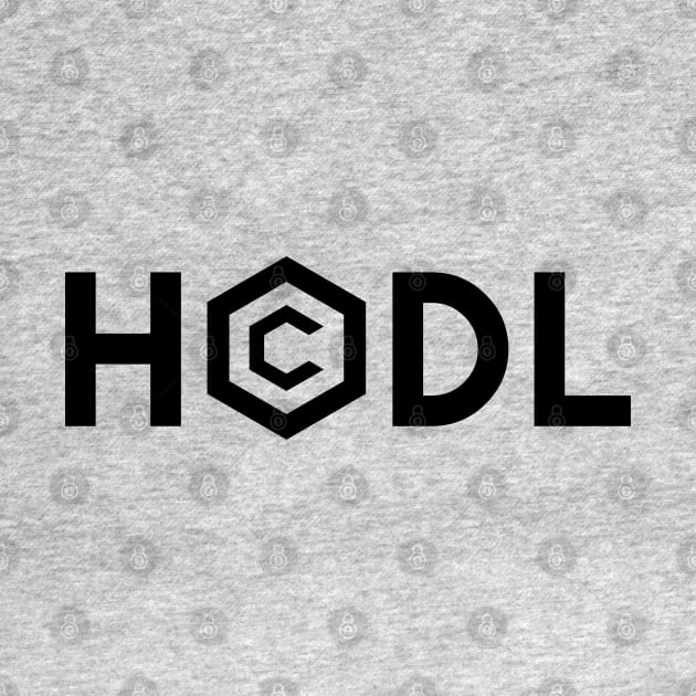 HODL CRO Cronos Crypto.com BLACK by GraficBakeHouse